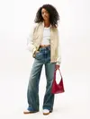 Tommy Hilfiger TJW SOUVENIR BOMBER Krem Kadın Bomber Ceket