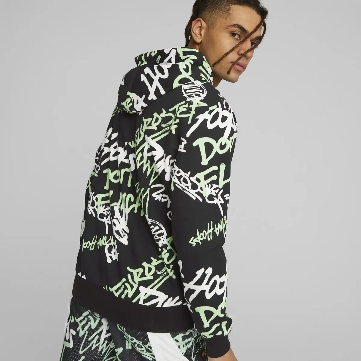 Puma Freestyle Booster Hoodie Clyde Royal-Don Siyah Erkek Hoodie