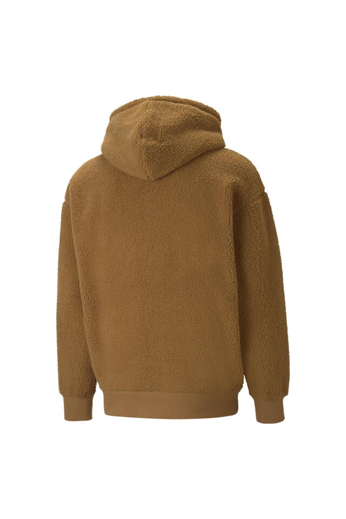 Puma Classics Sherpa Hoodie Camel Erkek Hoodie
