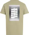 Calvin Klein OMBRE TEXT BOX TEE, HI0 Bej Erkek T-Shirt & Polo