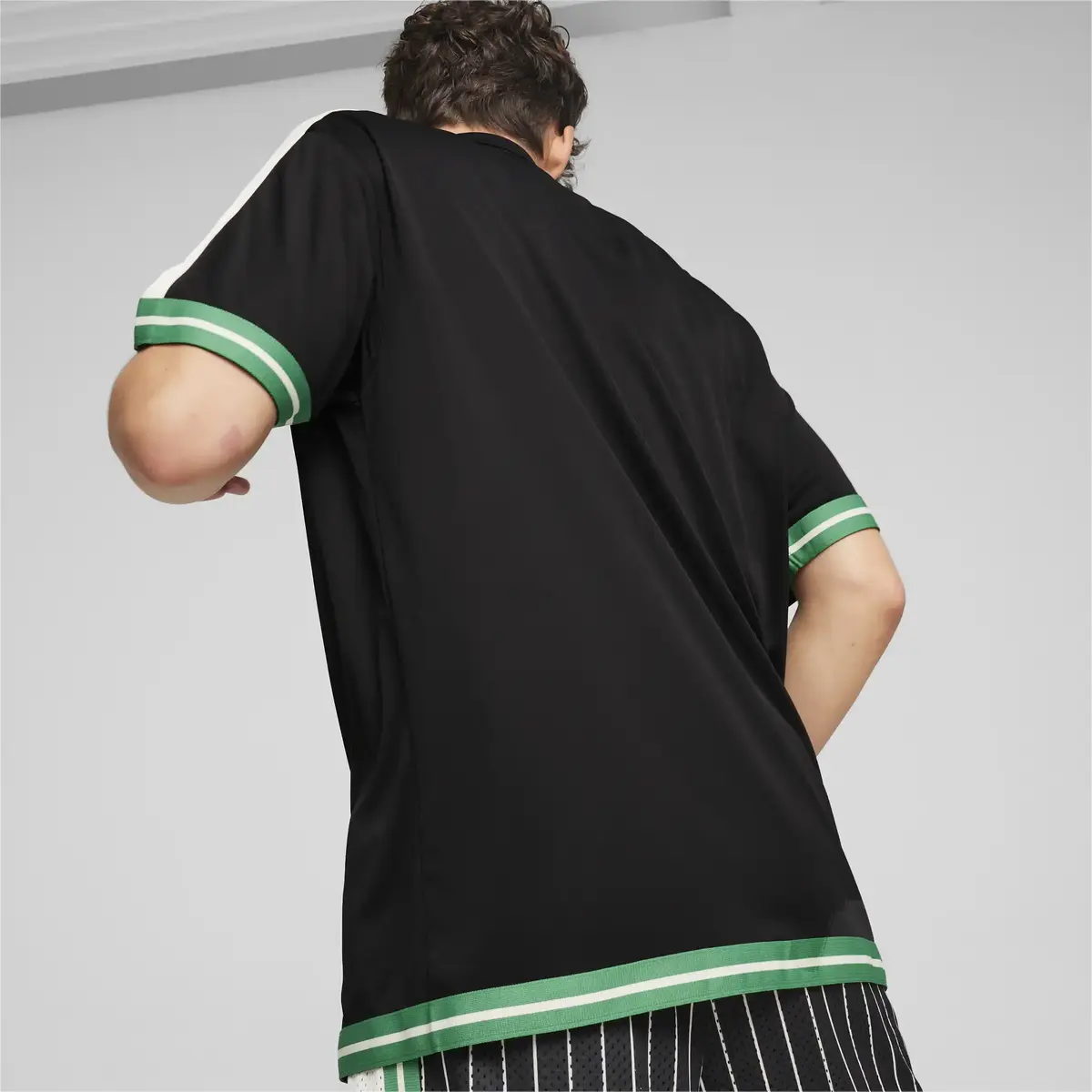 Puma T7 FOR THE FANBASE Shooting Shirt Siyah Erkek T-Shirt