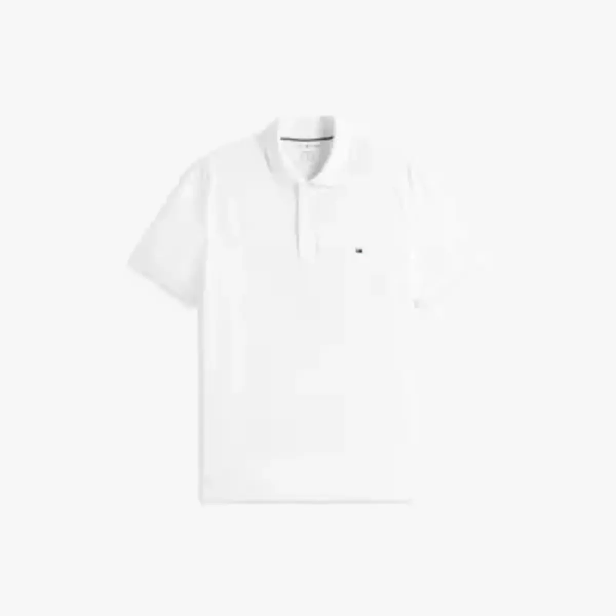 Tommy Hilfiger PERFORMANCE PIQUE RE, YBR Beyaz Erkek T-Shirt & Polo