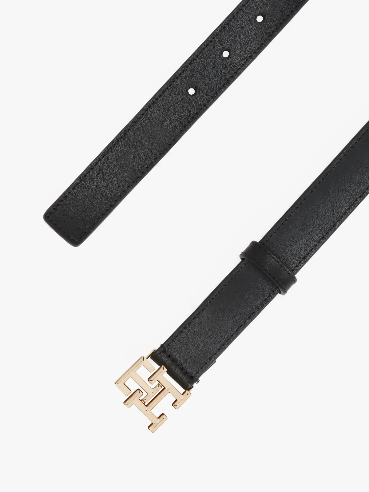 Tommy Hilfiger TH LOGO 2.5, BDS Siyah Kadın Kemer