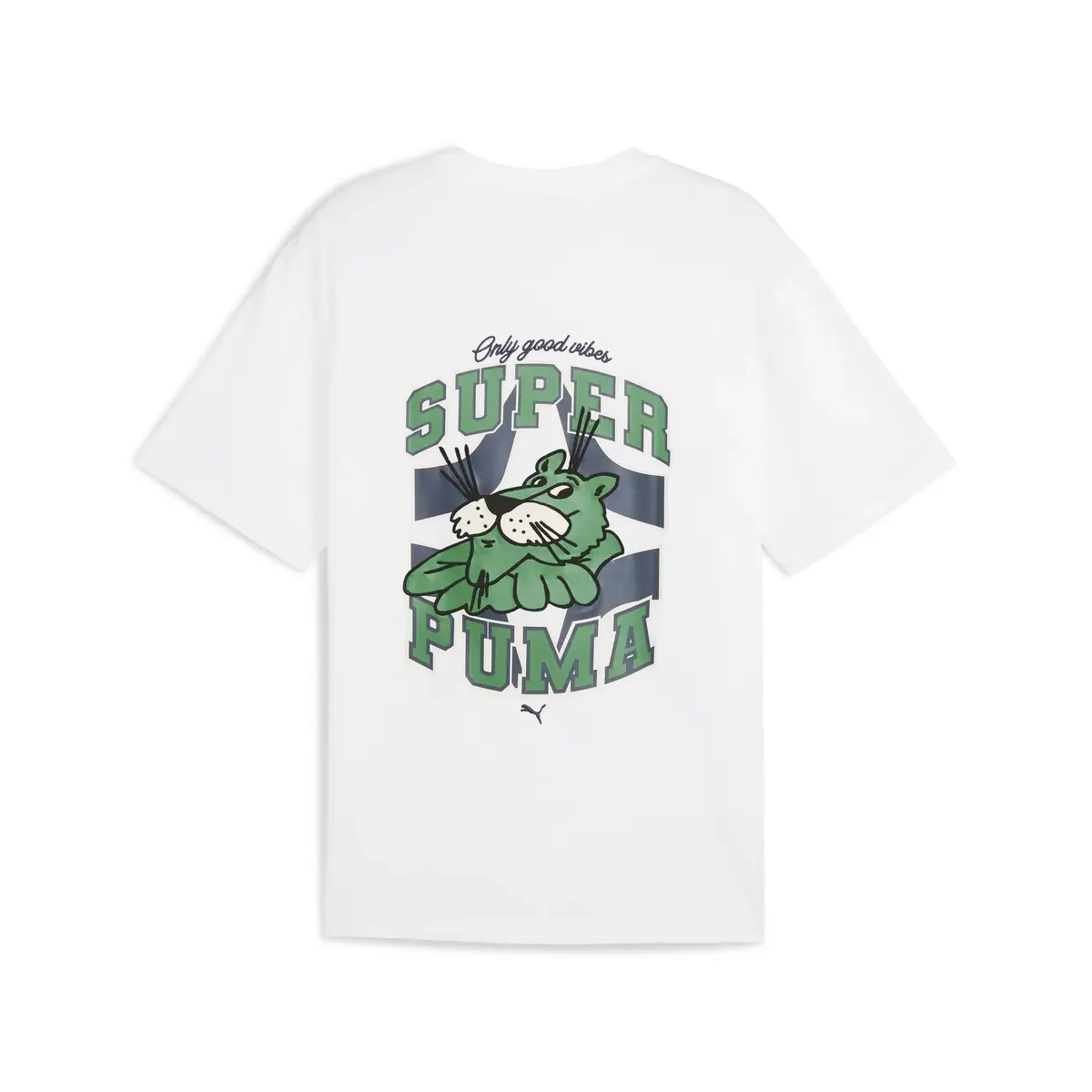 PUMA GRAPHICS Super Puma Tee Beyaz Erkek T-Shirt