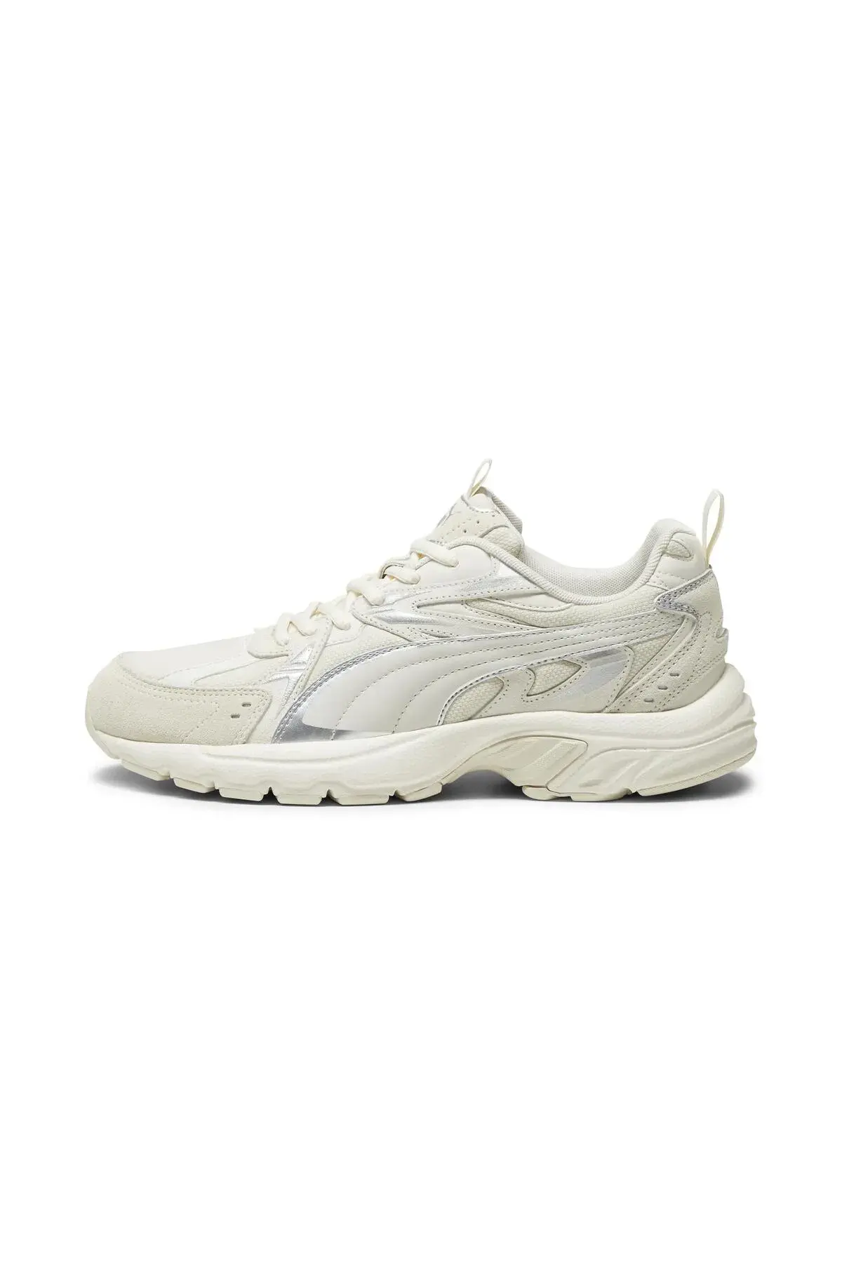Puma Milenio Tech Suede Kırık Beyaz Unisex Günlük Spor Ayakkabı