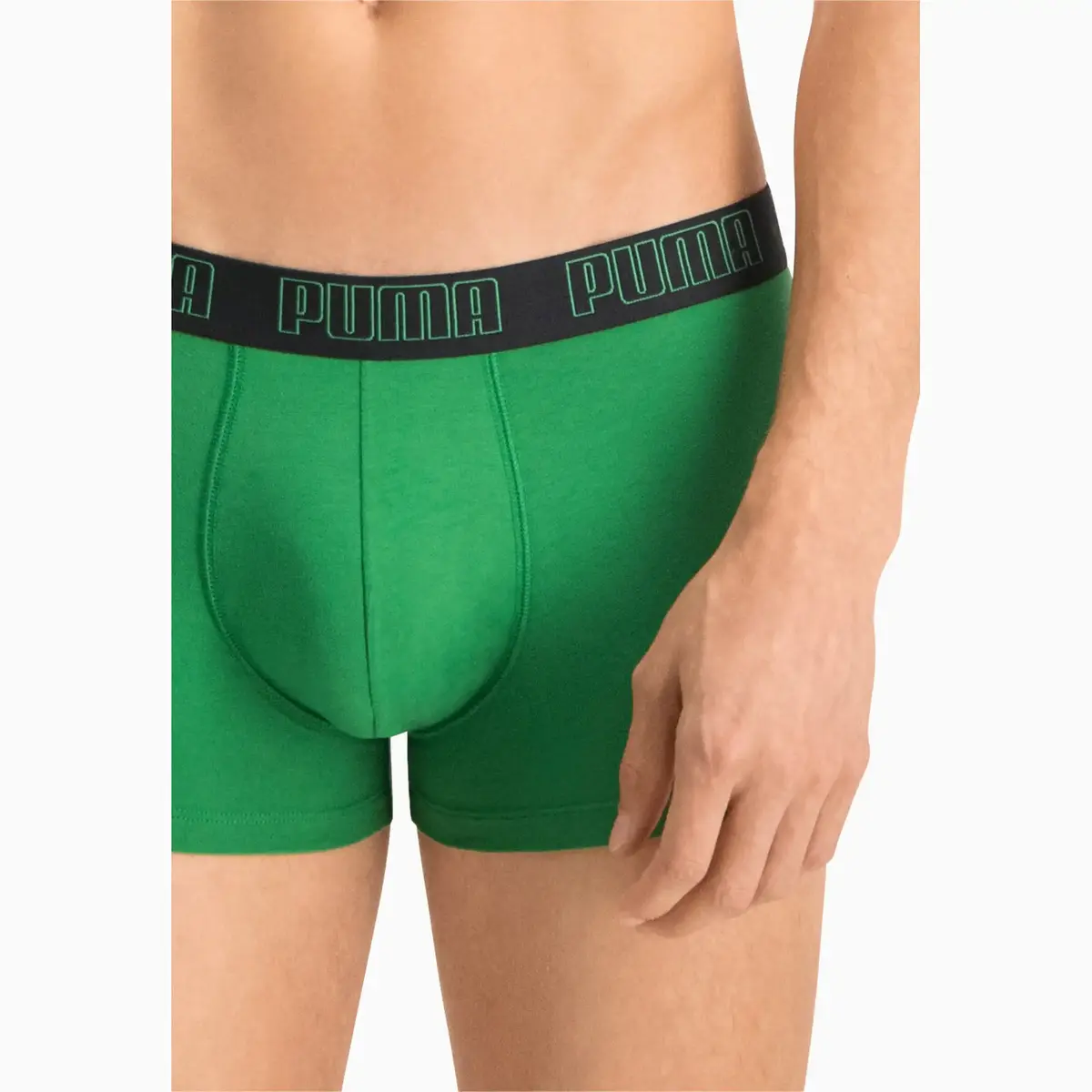 Puma PUMA BASIC TRUNK 2P amazon green Yeşil Erkek 2'li Boxer