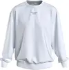 Calvin Klein STACKED LOGO CREW NE Erkek Beyaz Sweatshirt