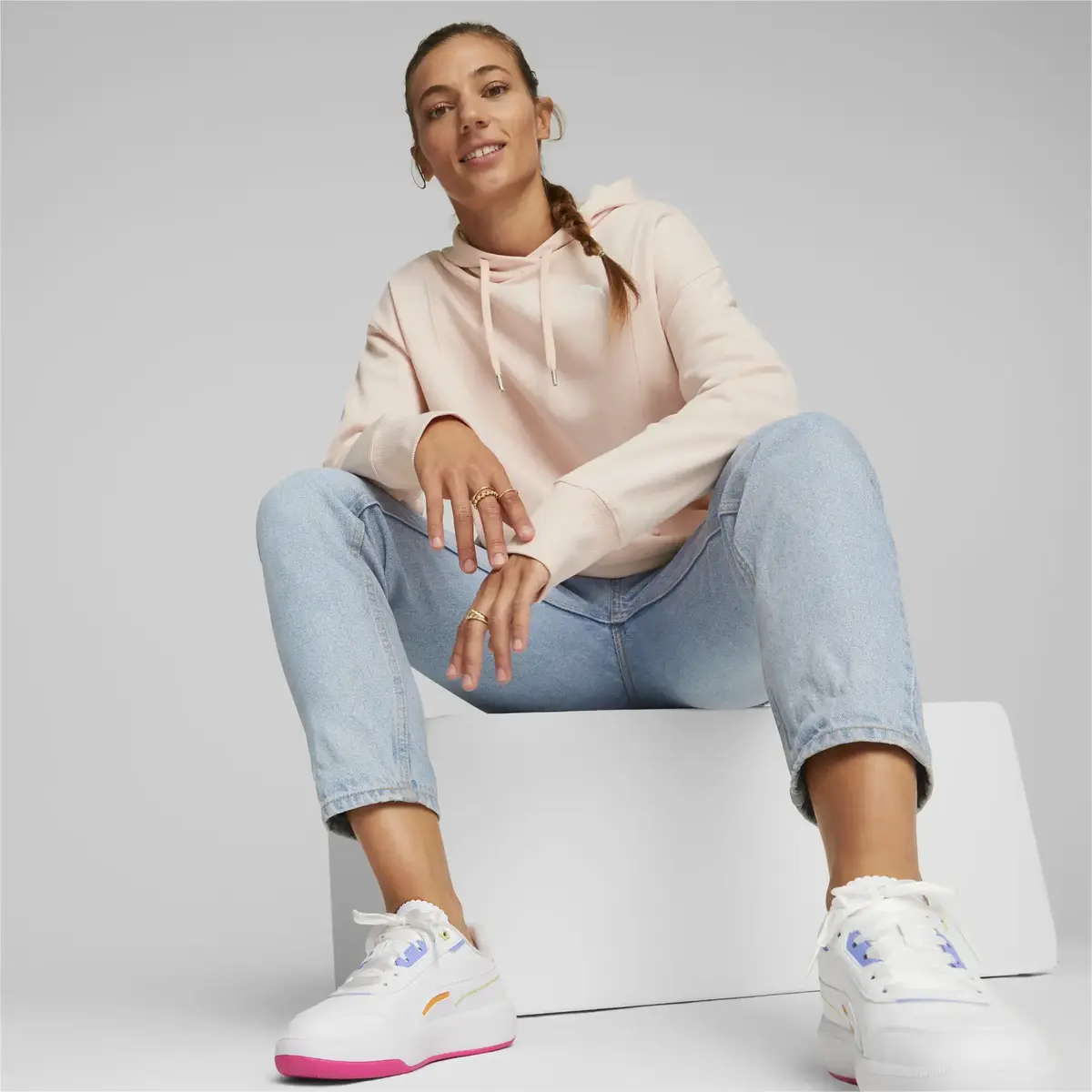 Puma Tori Pixie Beyaz Kadın Günlük Spor Ayakkabı