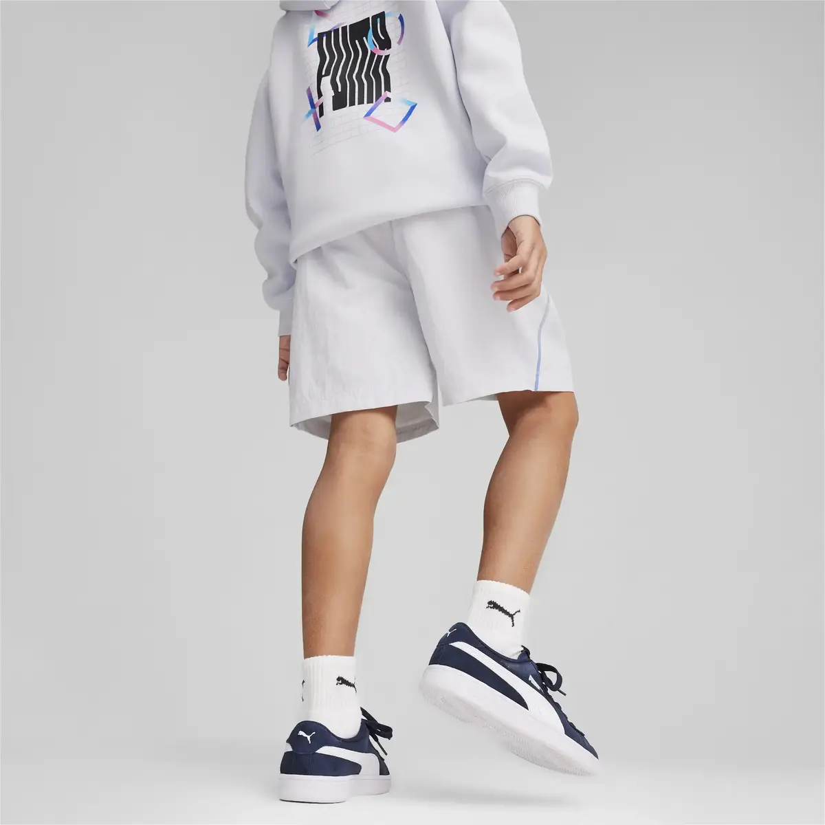 Puma X PLAYSTATION Shorts 6" WV Açık Gri Unisex Şort