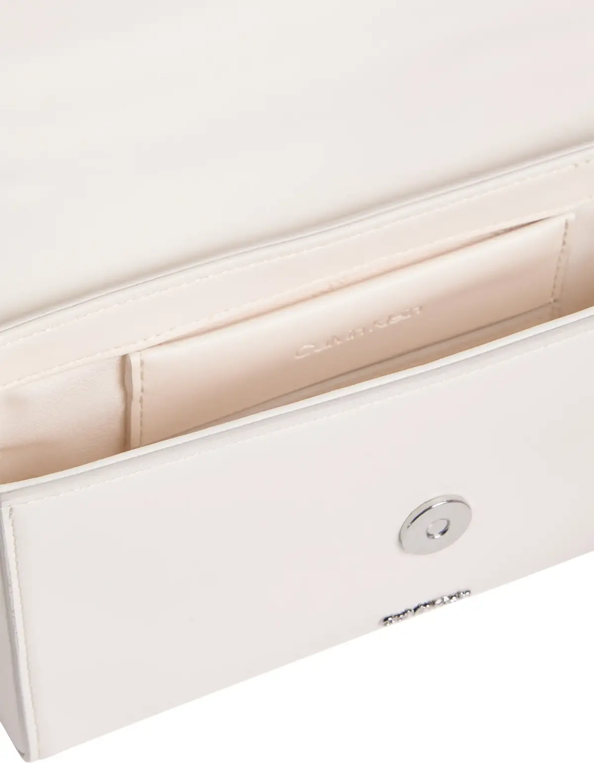 Calvin Klein MINI QUILT CHAIN MIN, 67U Krem Kadın Çanta