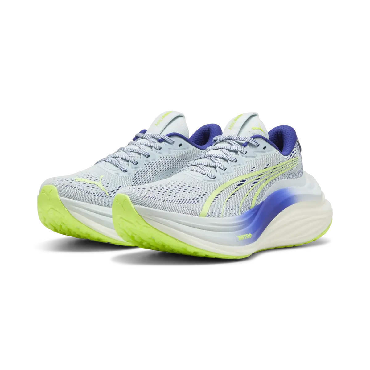 Puma MagMax Nitro Wns Mavi Kadın Yürüyüş ve Koşu Ayakkabısı