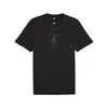 Puma Ferrari Race Big Shld Tonal Siyah Erkek T-Shirt