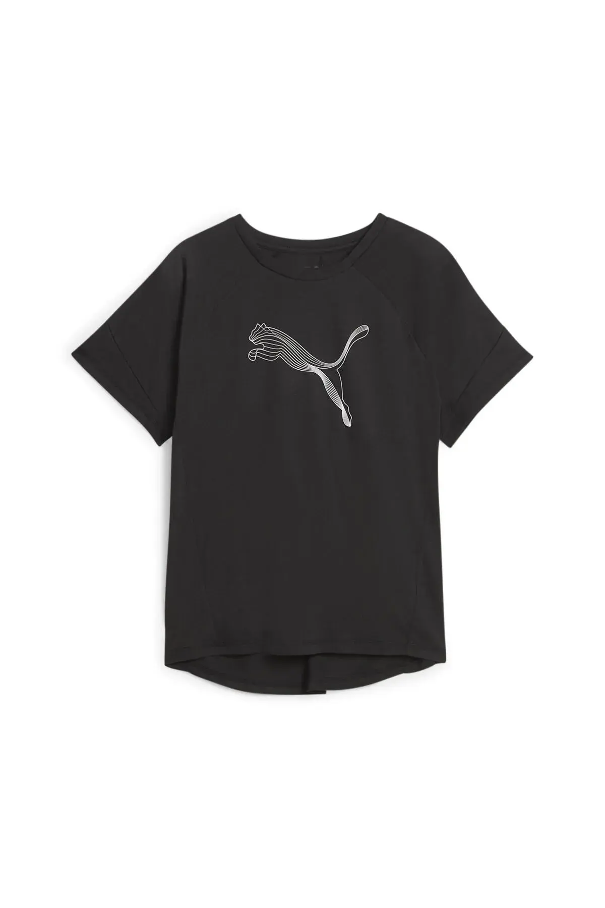 Puma EVOSTRIPE Tee Siyah Kadın T-Shirt