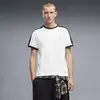 PUMA T7 Ringer Tee Erkek Beyaz T-Shirt