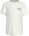Calvin Klein CKJ STACK LOGO T-SHI Erkek Beyaz T-Shirt