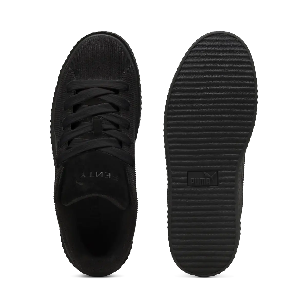 Puma CREEPER PHATTY CORDUROY Siyah Kadın Spor Ayakkabı & Sneaker