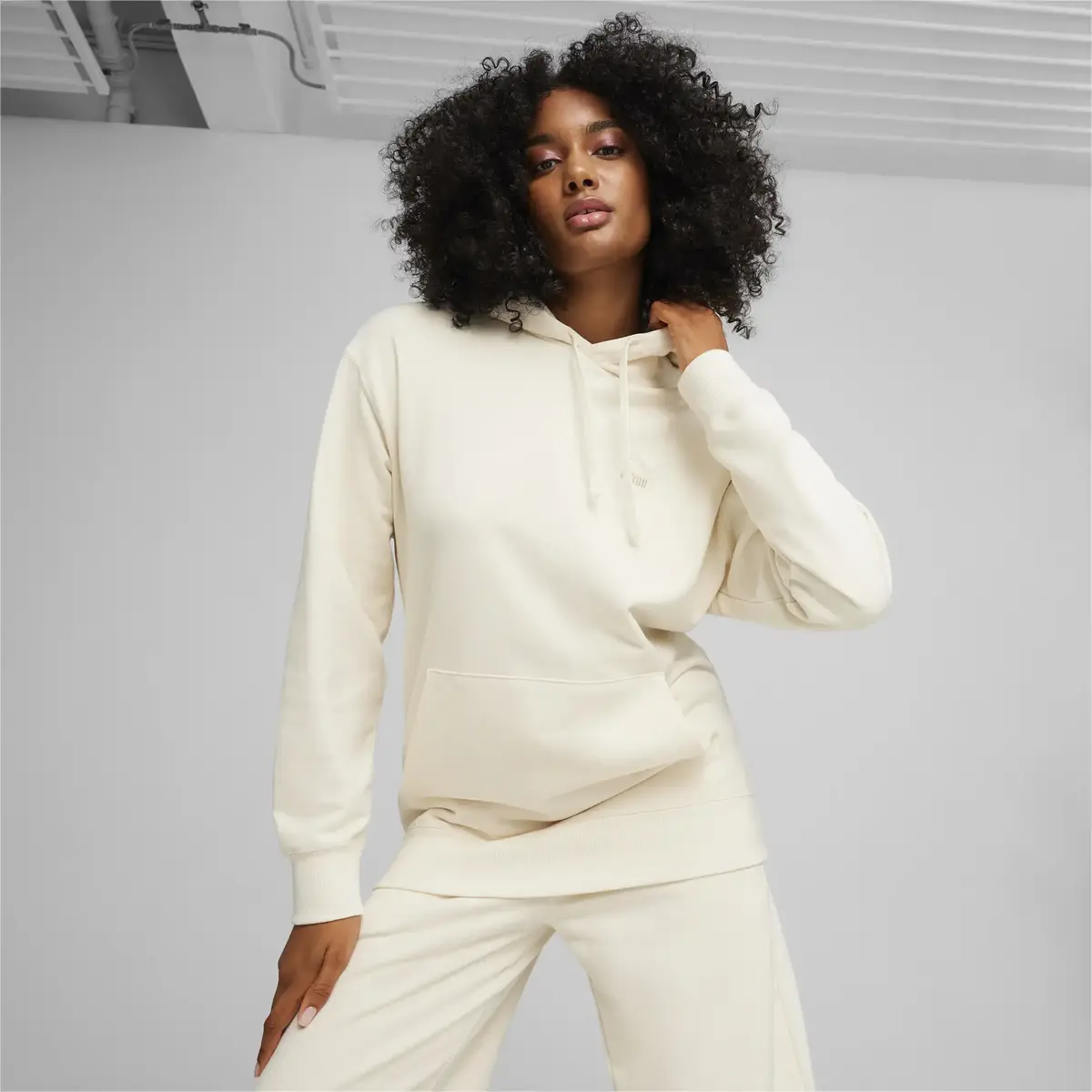 Puma BETTER CLASSICS Relaxed Hoodie TR Bej Erkek Sweatshirt