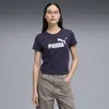Puma ESS No. 1 Logo Tee Lacivert Kadın T-Shirt & Polo