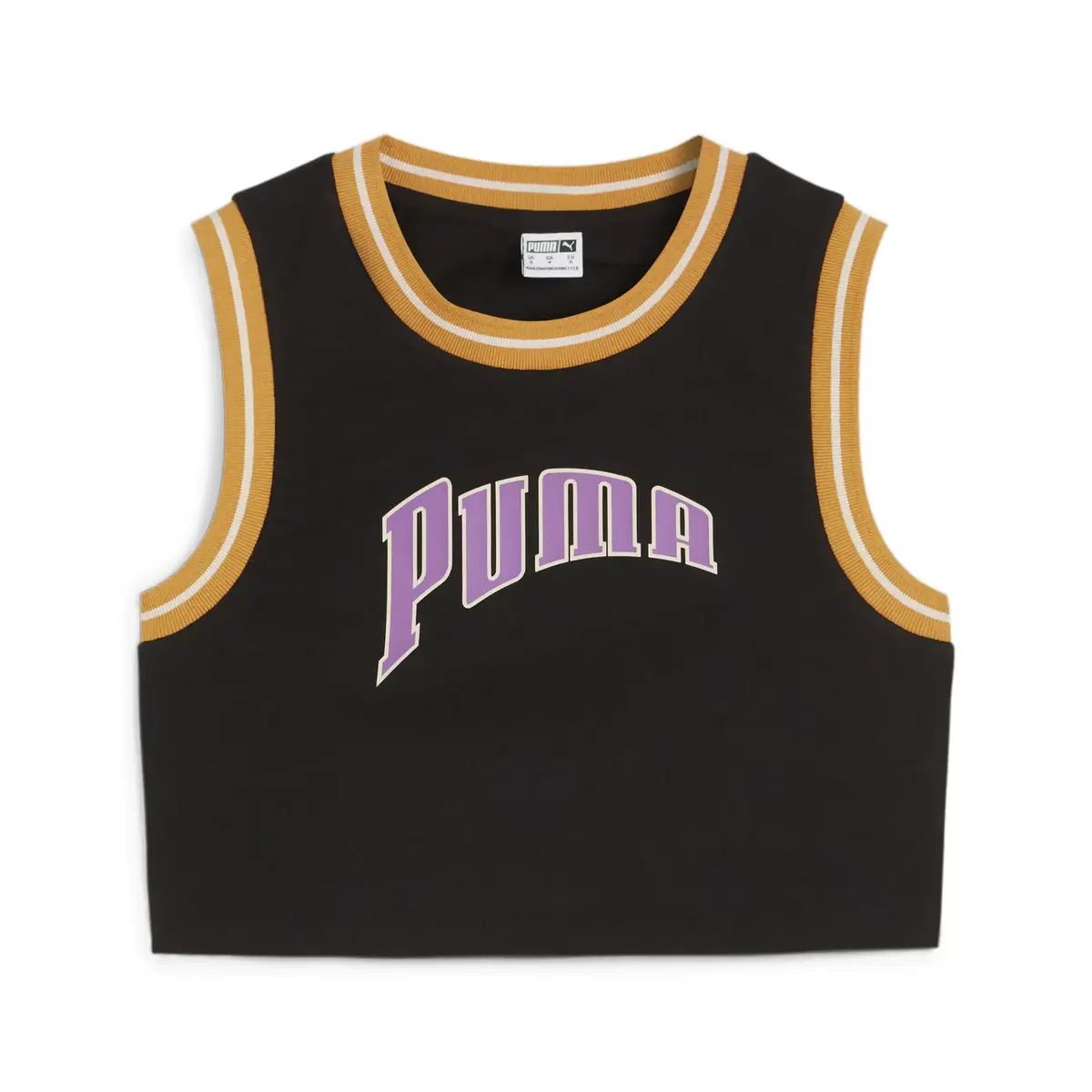 Puma PUMA TEAM Graphic Crop Tee Siyah Kadın Tişört
