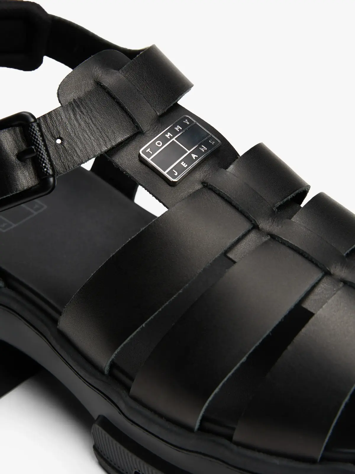 Tommy Hilfiger TJW FISHERMAN SANDAL, BDS Siyah Kadın Terlik