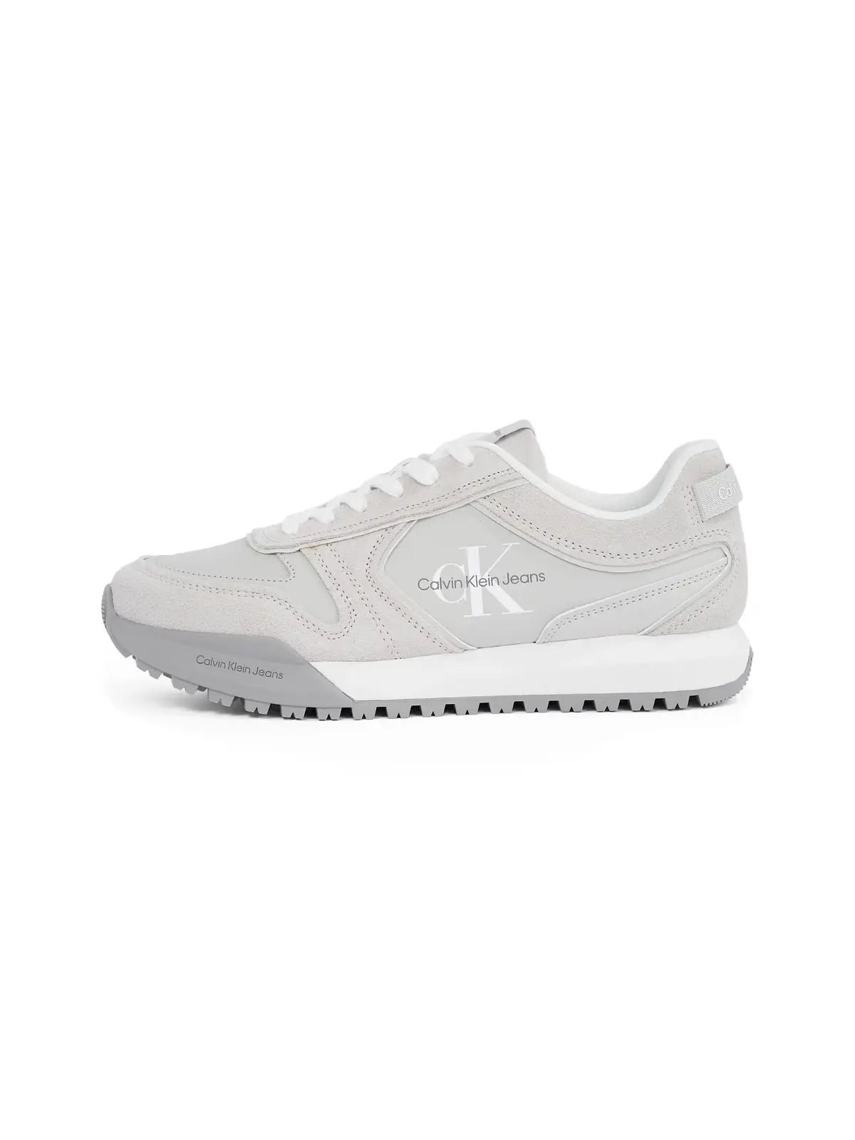 Calvin Klein TOOTHY RUNNER IRREGU Gri Erkek Spor Ayakkabı & Sneaker