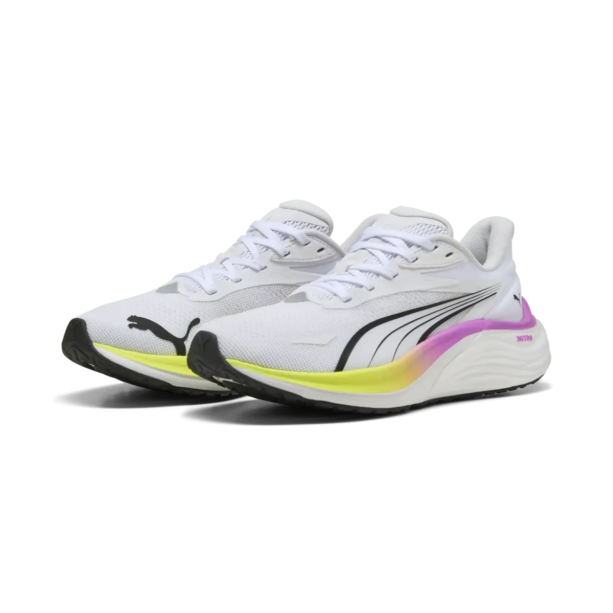 Puma Electrify NITRO  4 Wns Beyaz Kadın Yürüyüş ve Koşu Ayakkabısı