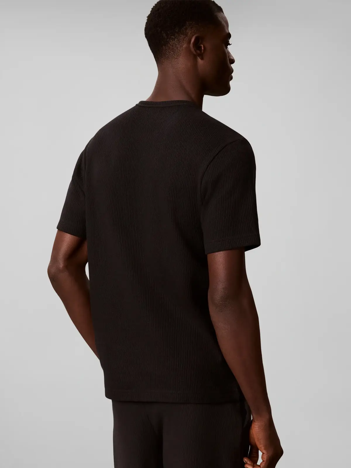 Calvin Klein WAFFLE JOGGER, UB1 Siyah Erkek Eşofman Altı