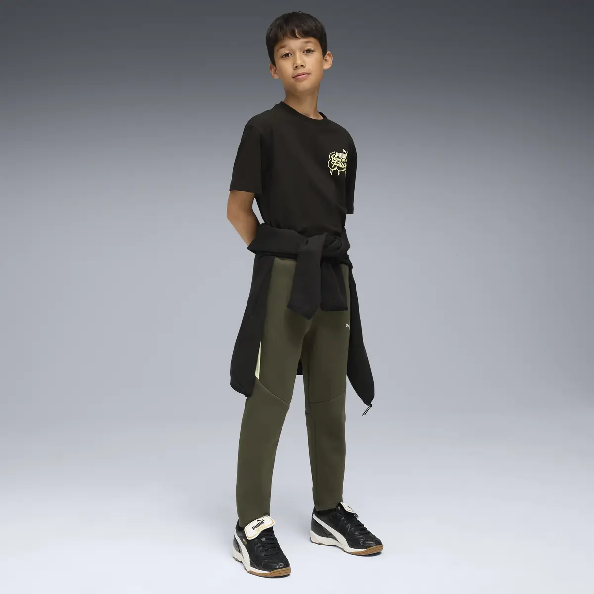 Puma EVOSTRIPE Pants DK Yeşil Unisex Eşofman Altı