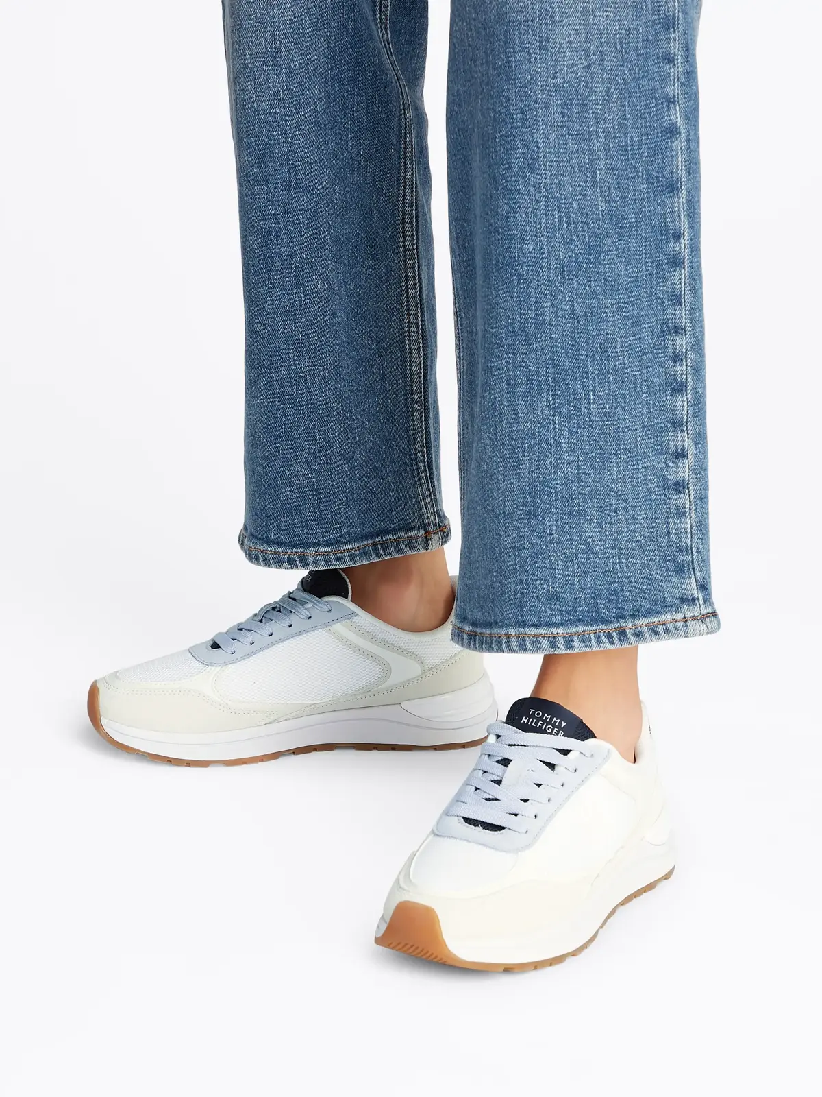 Tommy Hilfiger CASUAL FASHION RUNNE Beyaz Kadın Spor Ayakkabı & Sneaker