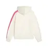 Puma Lemlem Oversızed Fleece Hoodie Ghost Pep Beyaz Kadın Hoodie