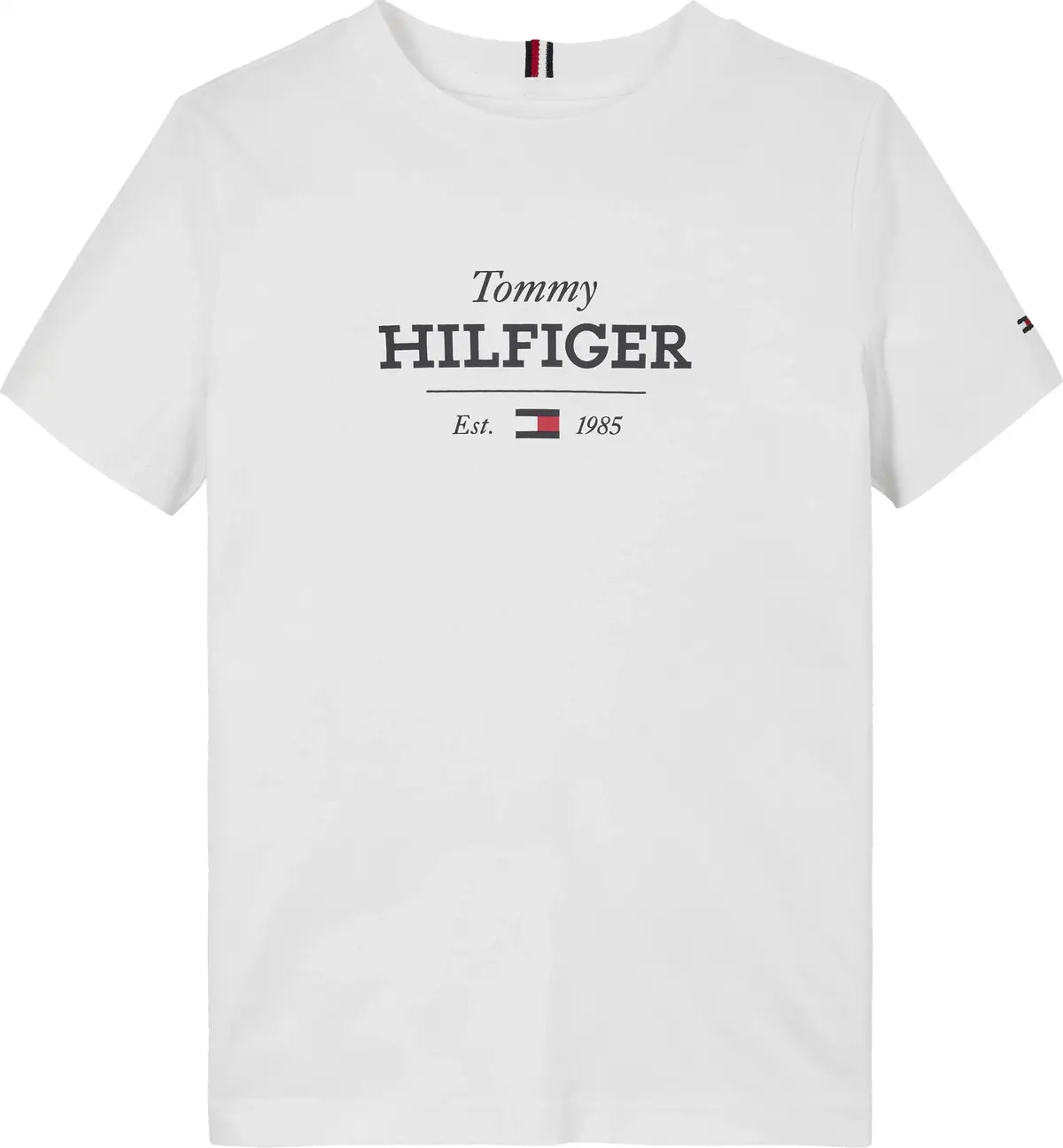 Tommy Hilfiger MONOTYPE 1985 REG TE, YBR Beyaz Erkek Çocuk  T-Shirt & Polo