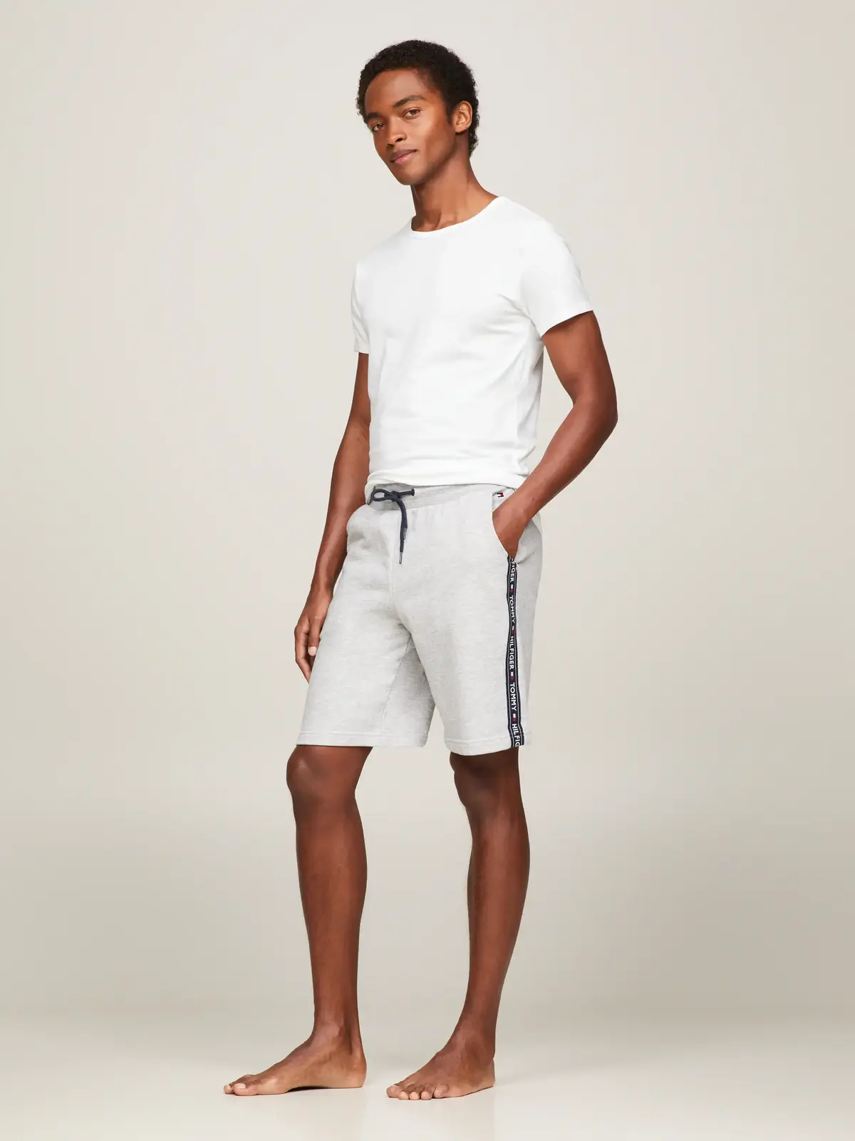 Tommy Hilfiger STRETCH CN TEE SS 3P Erkek Beyaz T-Shirt