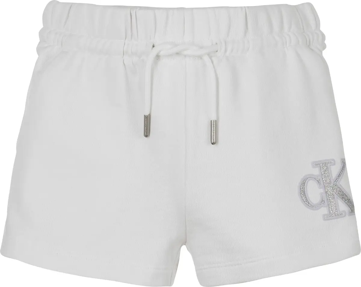 Calvin Klein METALLIC CK SHORTS, YAF Beyaz Çocuk Şort