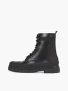 Calvin Klein LACE UP BOOT HIGH Erkek Siyah Bot