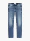 Calvin Klein SLIM Erkek Mavi Kot Pantolon