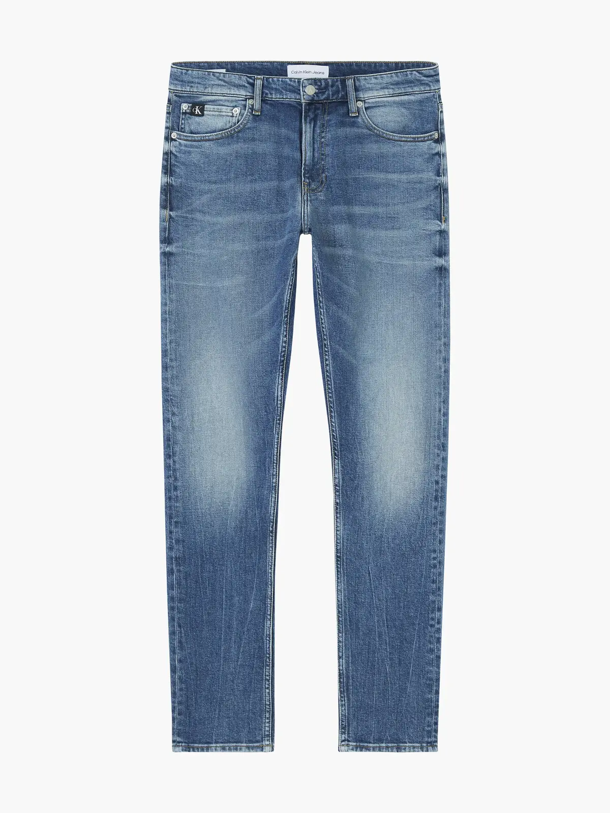Calvin Klein SLIM Erkek Mavi Kot Pantolon
