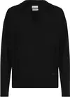 Calvin Klein SUPERIOR WOOL COMFOR Erkek Siyah Kazak