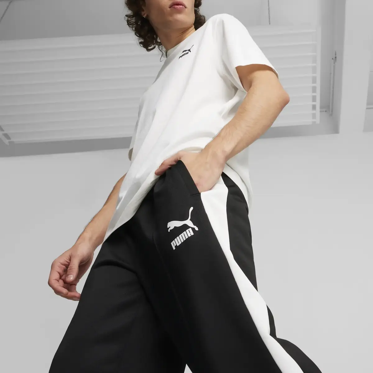 Puma ICONIC T7 Track Pants Siyah Erkek Eşofman Altı