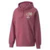 Puma Downtown Oversized Hoodie Pembe Kadın Sweatshirt