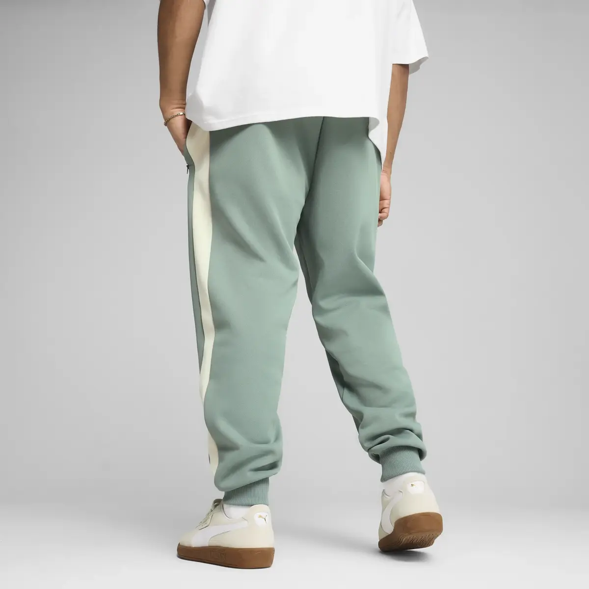 PUMA T7 ALWAYS ON Track Pants Yeşil Erkek Eşofman Altı