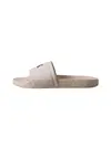Calvin Klein ESS SLIDE CANVAS HDW Pudra Kadın Kanvas Logolu Terlik