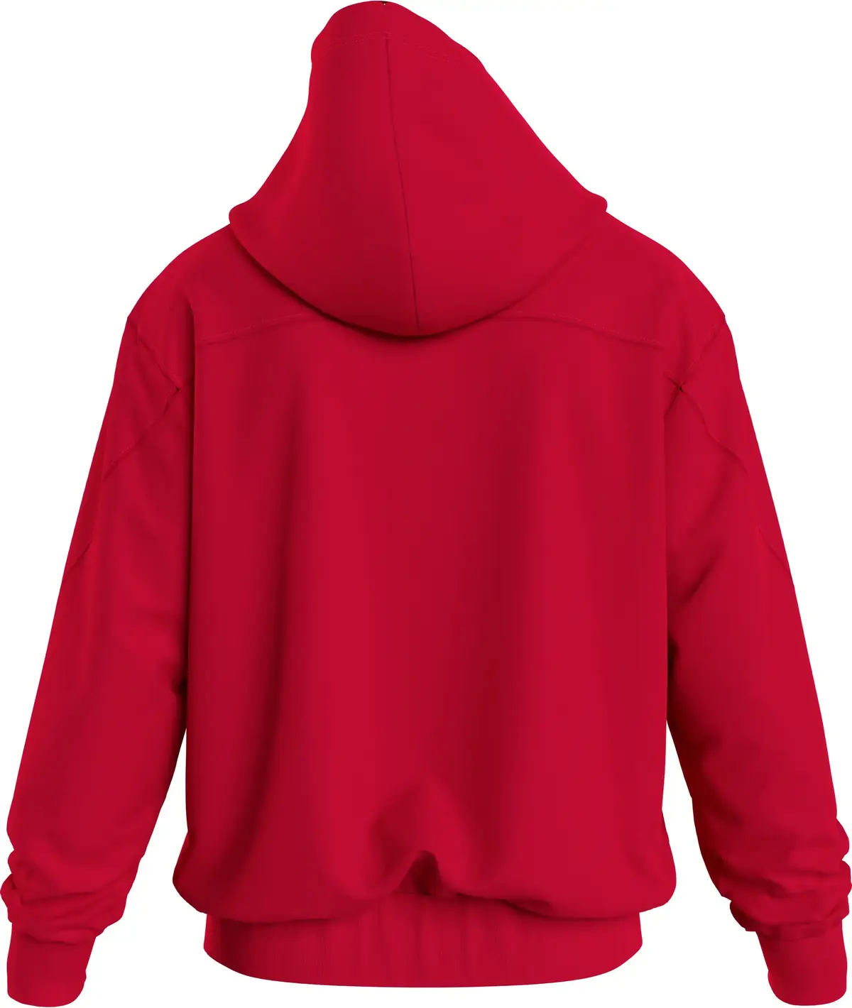 Calvin Klein STACKED LOGO HOODIE Erkek Kırmızı Hoodie