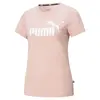 Puma ESS Logo Tee Pembe Kadın T-Shirt