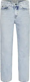 Calvin Klein RELAXED HR WASHED LI Kadın Mavi Kot Pantolon