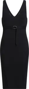 Calvin Klein BACK BUCKLE SWEATER Kadın Siyah Elbise