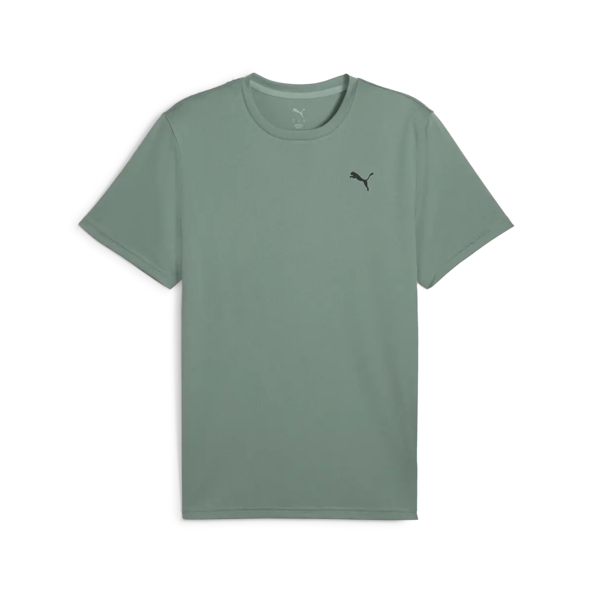 PUMA M TAD Ess Poly Texture Tee Yeşil Erkek T-Shirt