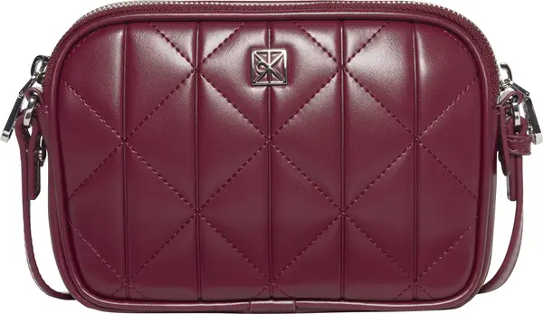 Calvin Klein QUILTED CAMERA BAG Kadın Kırmızı Omuz Çanta