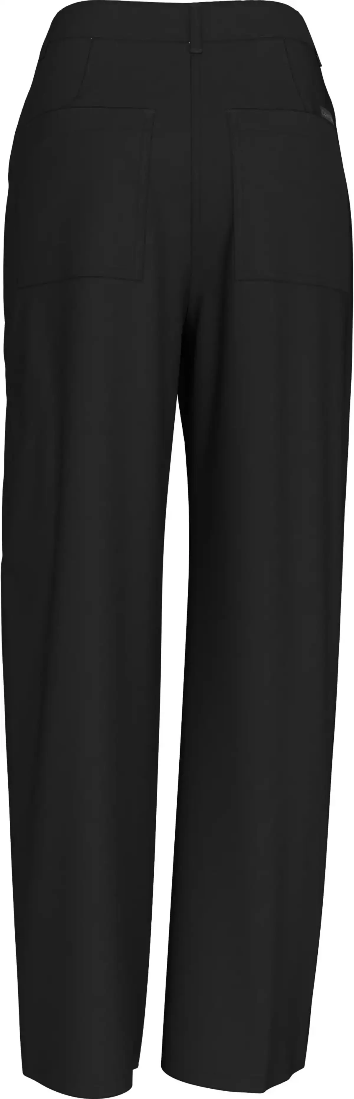 Calvin Klein STRETCH HIGH RISE ST Kadın Siyah Kumaş Pantolon