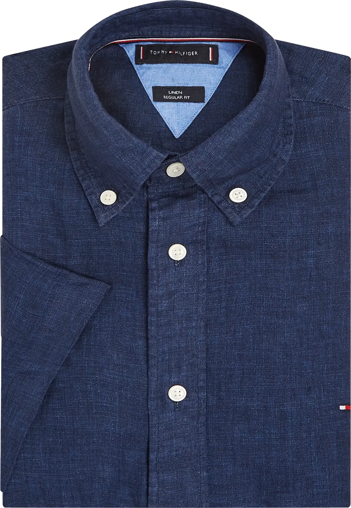 Tommy Hilfiger PIGMENT DYED LINEN R, DCC Lacivert Erkek Gömlek