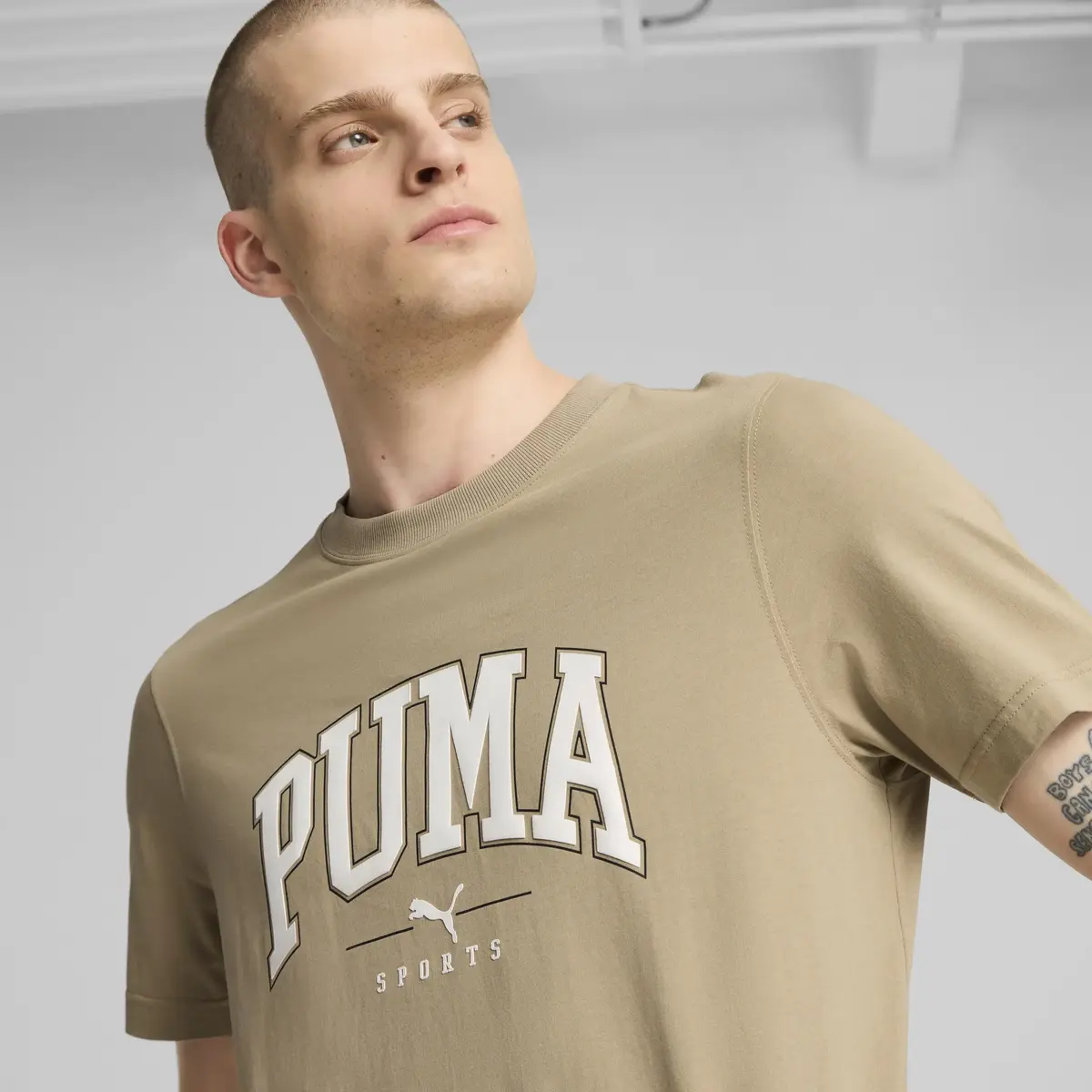 Puma SQUAD Tee Açık Kahve Erkek T-Shirt